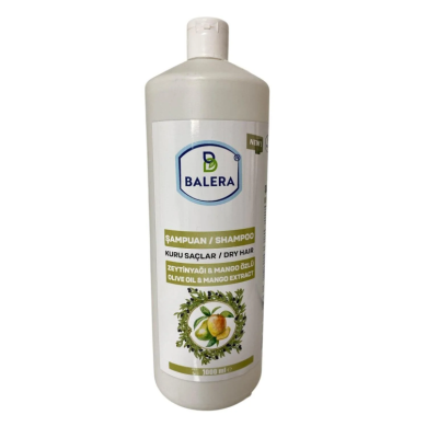 BALERA Şampuan Kuru Saçlar İçin Zeytinyağı & Mango Özlü 1000Ml
