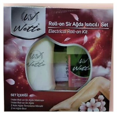 Wetto Roll-on Sir Ağda Isıtıcılı Set