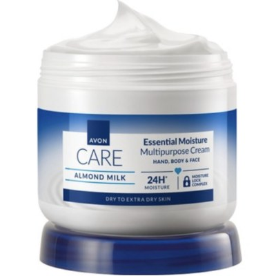 Avon Care Gliserin ve Badem Sütü Içeren Yoğun Nemlendirici El, Yüz ve Vücut Kremi 400ml
