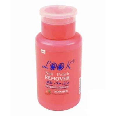 Look Nail Polish Remover Strawberry 125ml - Aseton