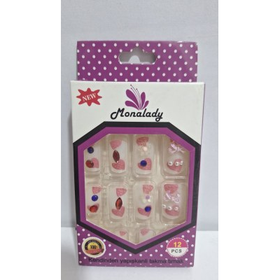 Mona Lady Kendinden Yapışkanlı Takma Tırnak 118