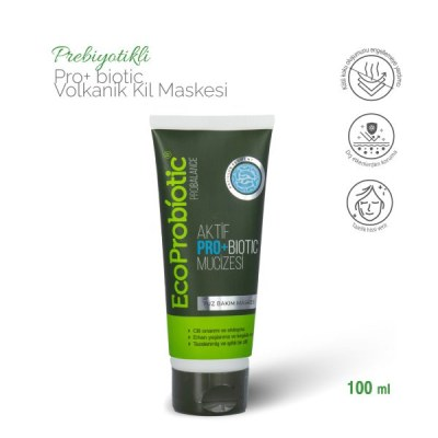 Ecoprobiotics Volkanik Kil Maskesi 100ml